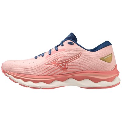Zapatillas Para Correr Mizuno WAVE Sky 6 Mujer - Coral Claro / Grises / Azules - Chile M493PSBETG
